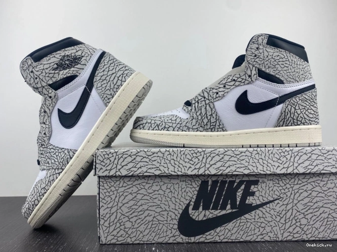 One Kick White DZ5485-052 Cement High OG Air 1 Jordan 0722